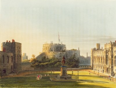 The Upper Ward, Windsor Castle, from 